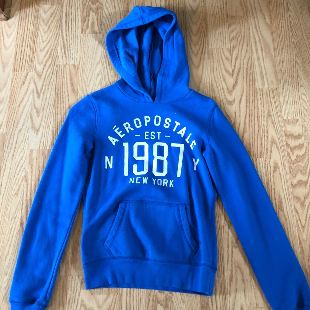 Blue Aeropostale hoodie